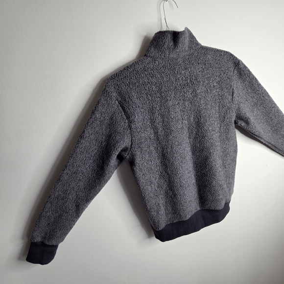 Patagonia Men's NWT Woolyester Fleece Pullover - Size Small - Gray - Quarter Zip - Picture 9 of 9